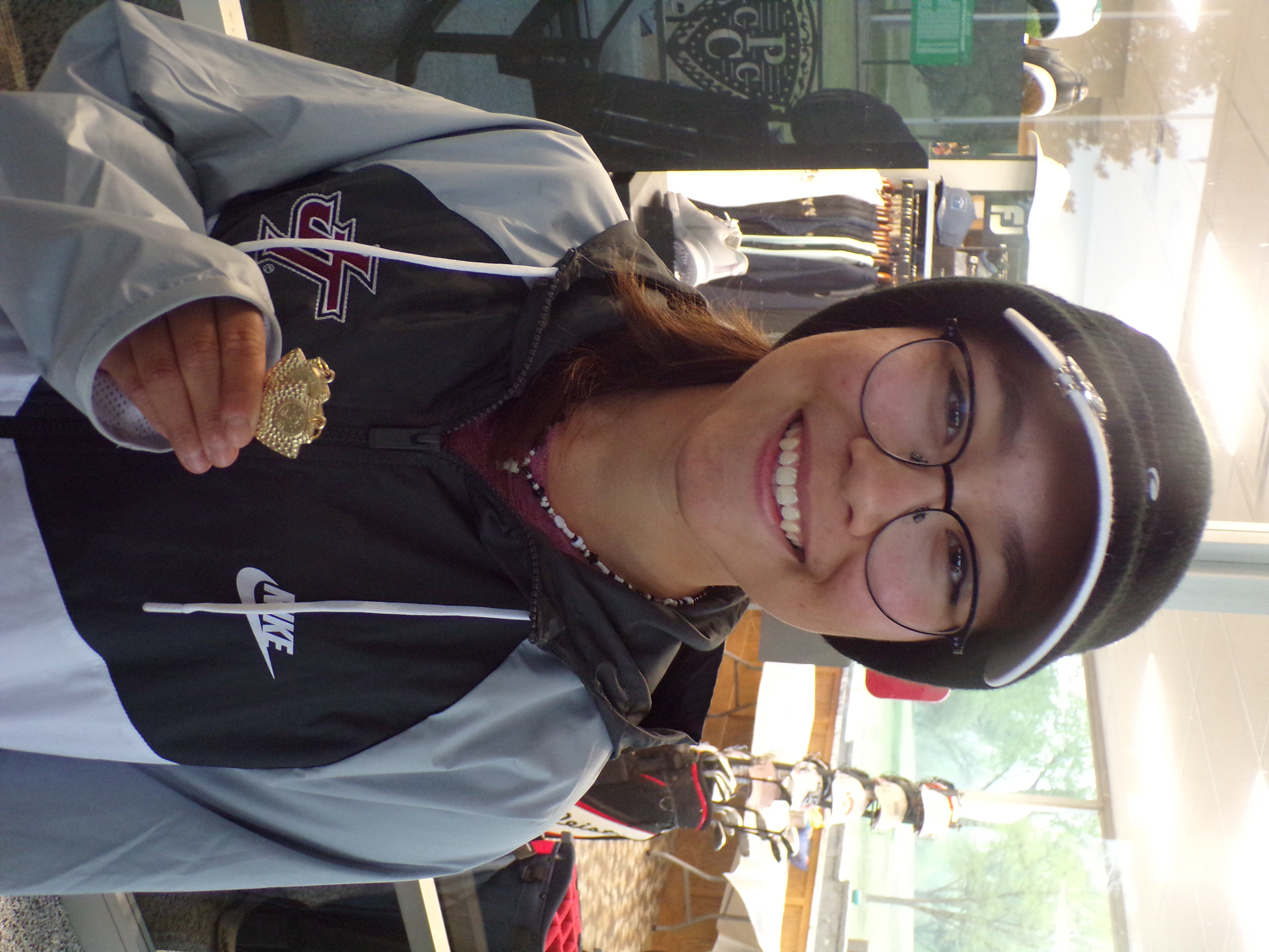 Jenks freshman golfer Lisa Herman 